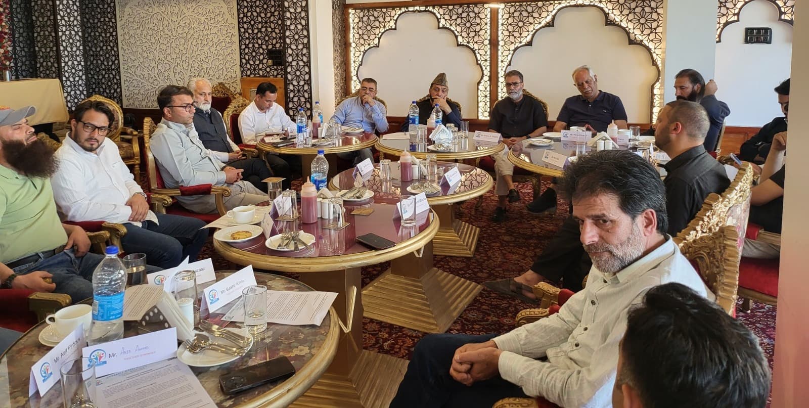 JKCS trustees at a formal roundtable meeting